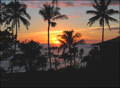 Poipu Area Sunset